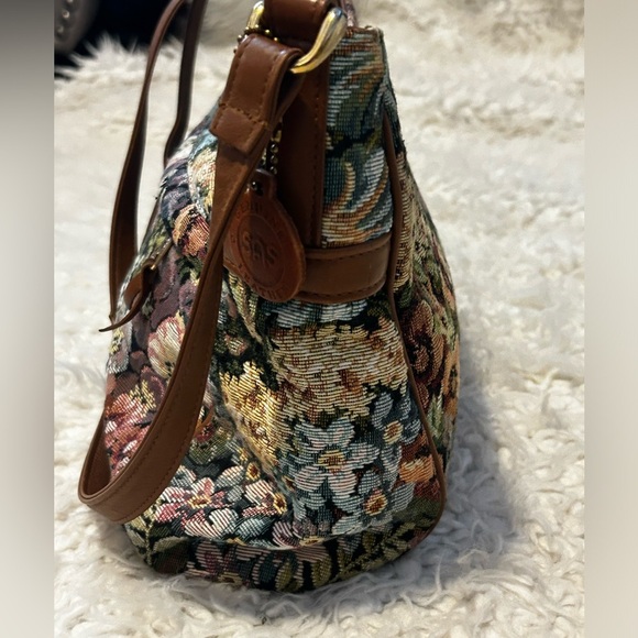 SAS Vintage Tapestry Shoulder Bag 14” Boho vintage PURSE-SALE was $50 p3 - Picture 14 of 14